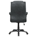 Nerris Upholstered Adjustable Home Office Desk Chair Brown