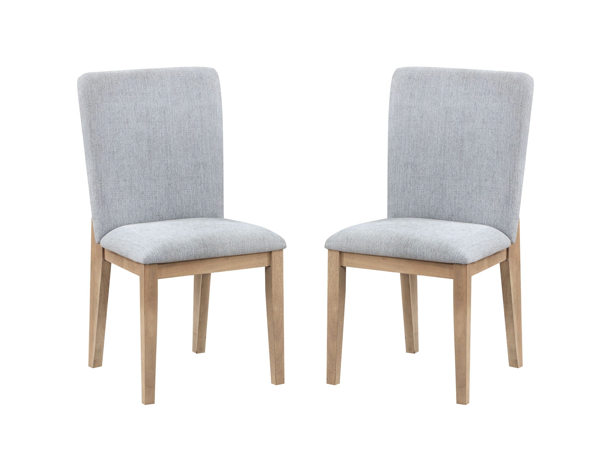 Caspian - 5 Piece Round Dining Table Set With Chairs - Oak