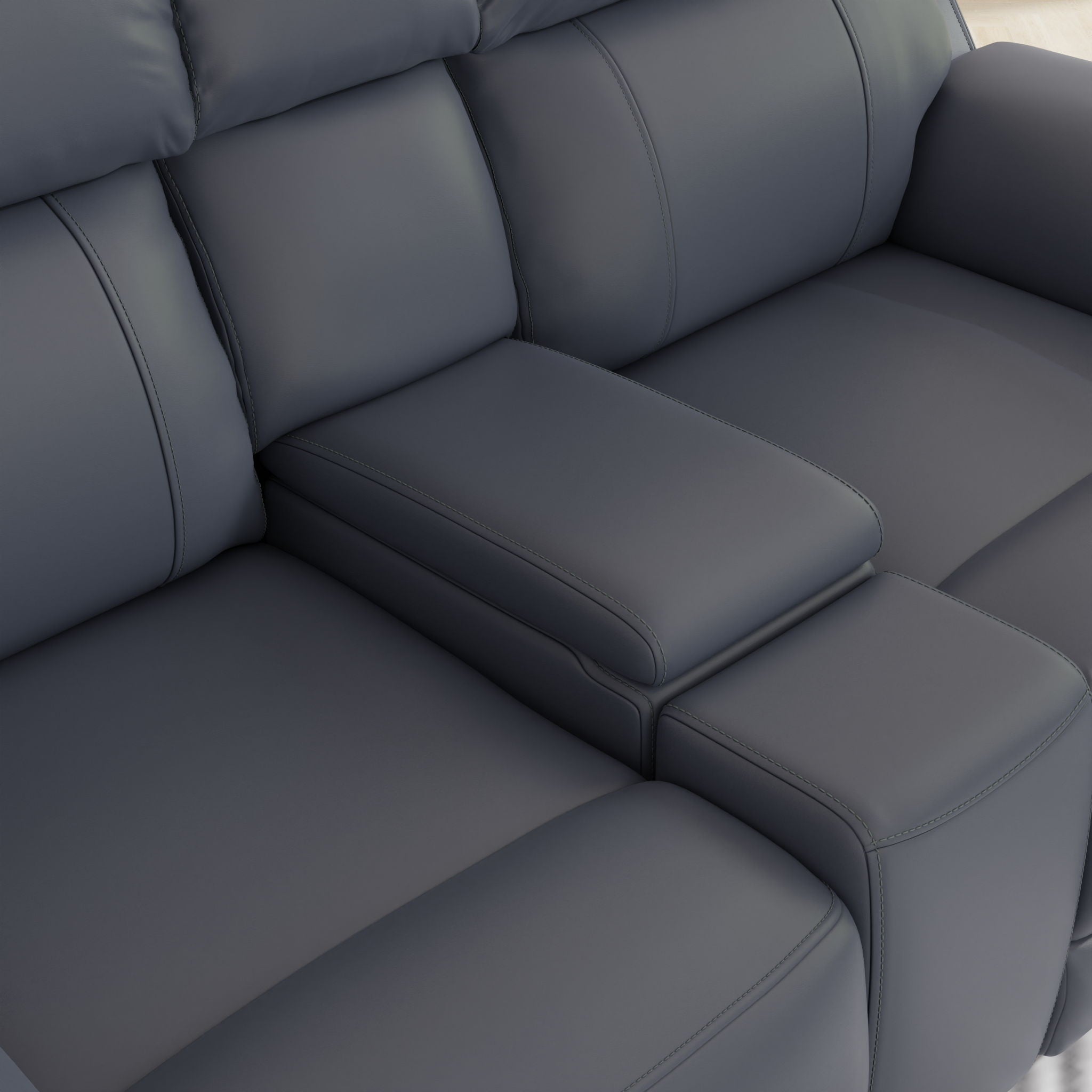 Oslo - Dual Power Reclining Loveseat With Console