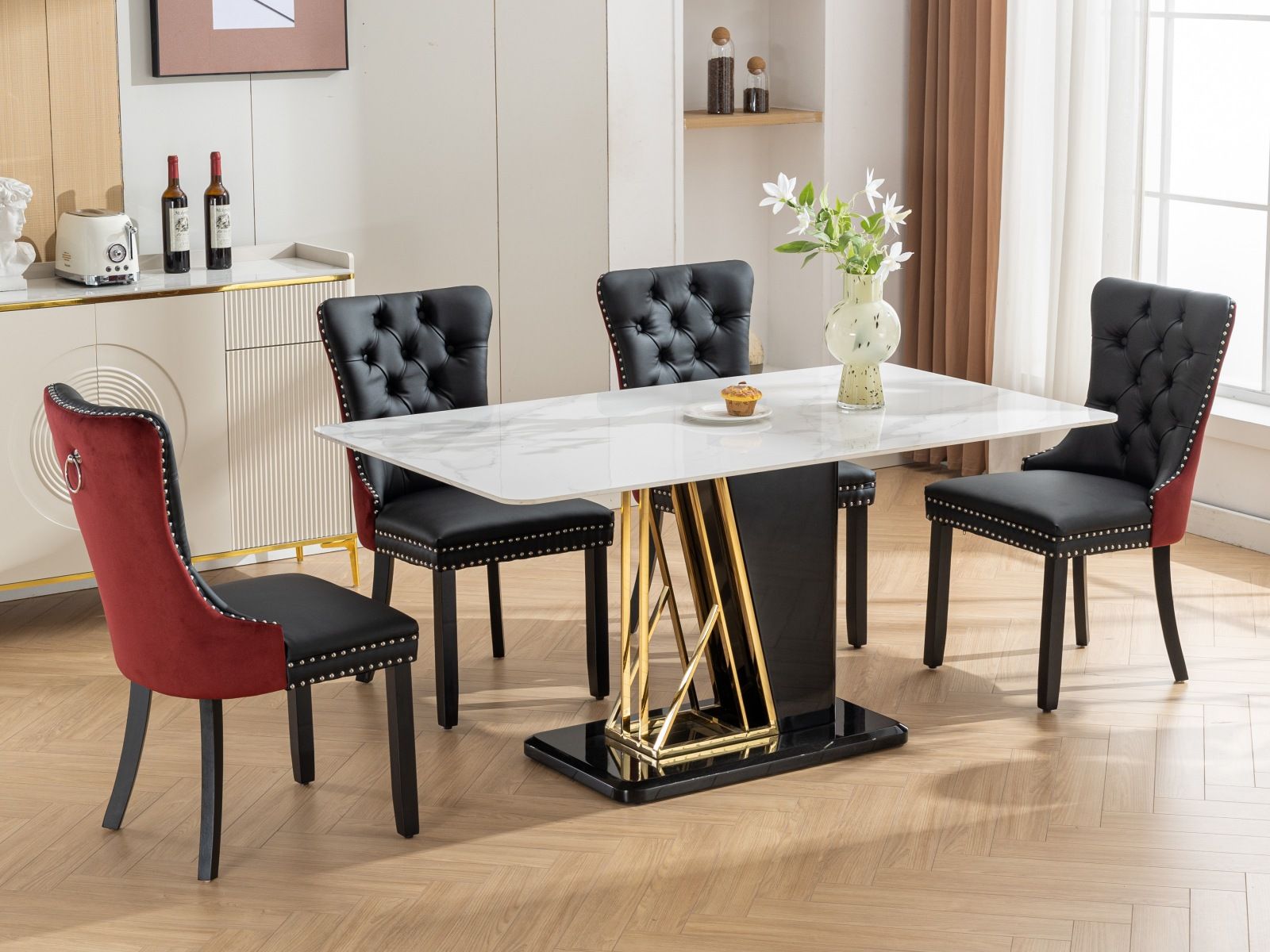 Nikki - Modern Upholstered Dining Chair (Set of 2)