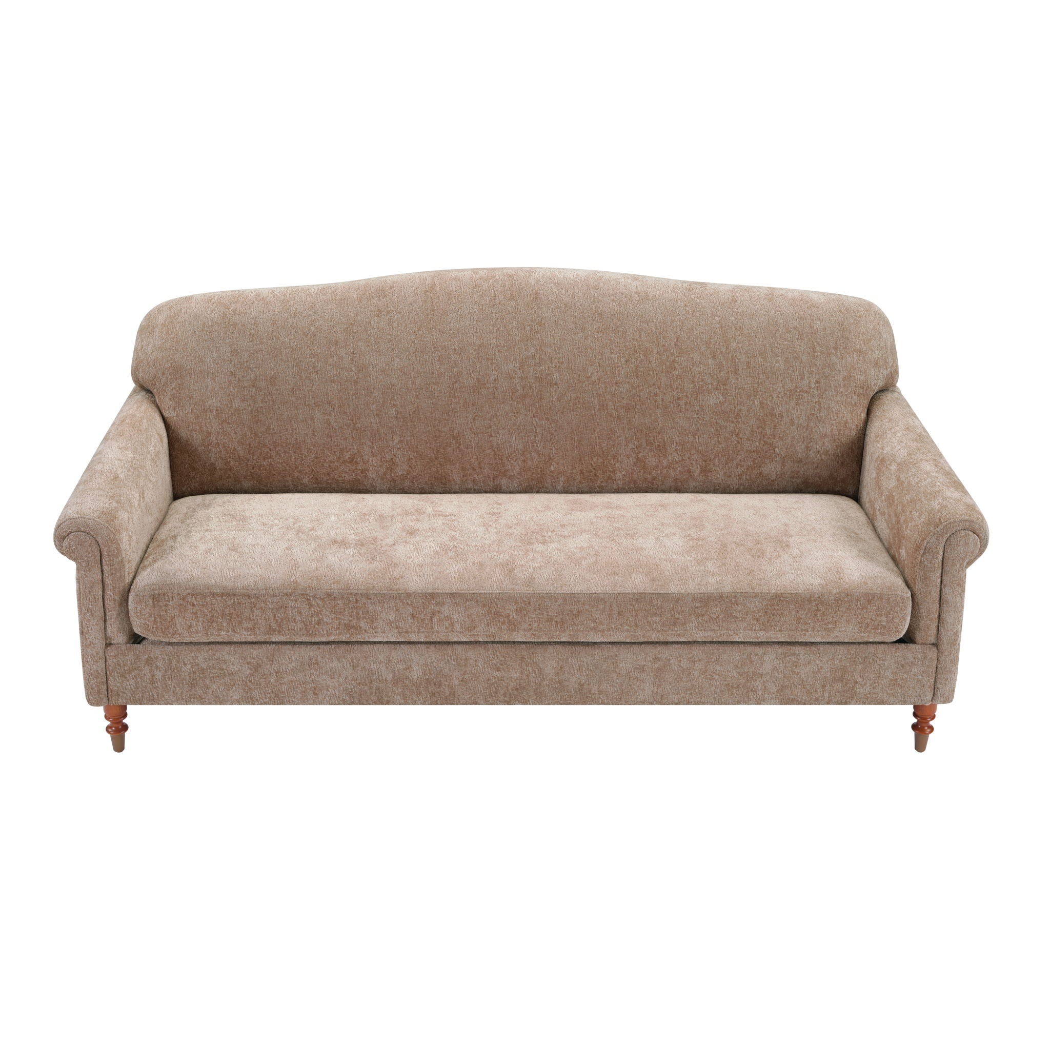 Loveseat Sofa, 2 Seater Couch With Rolled Arms