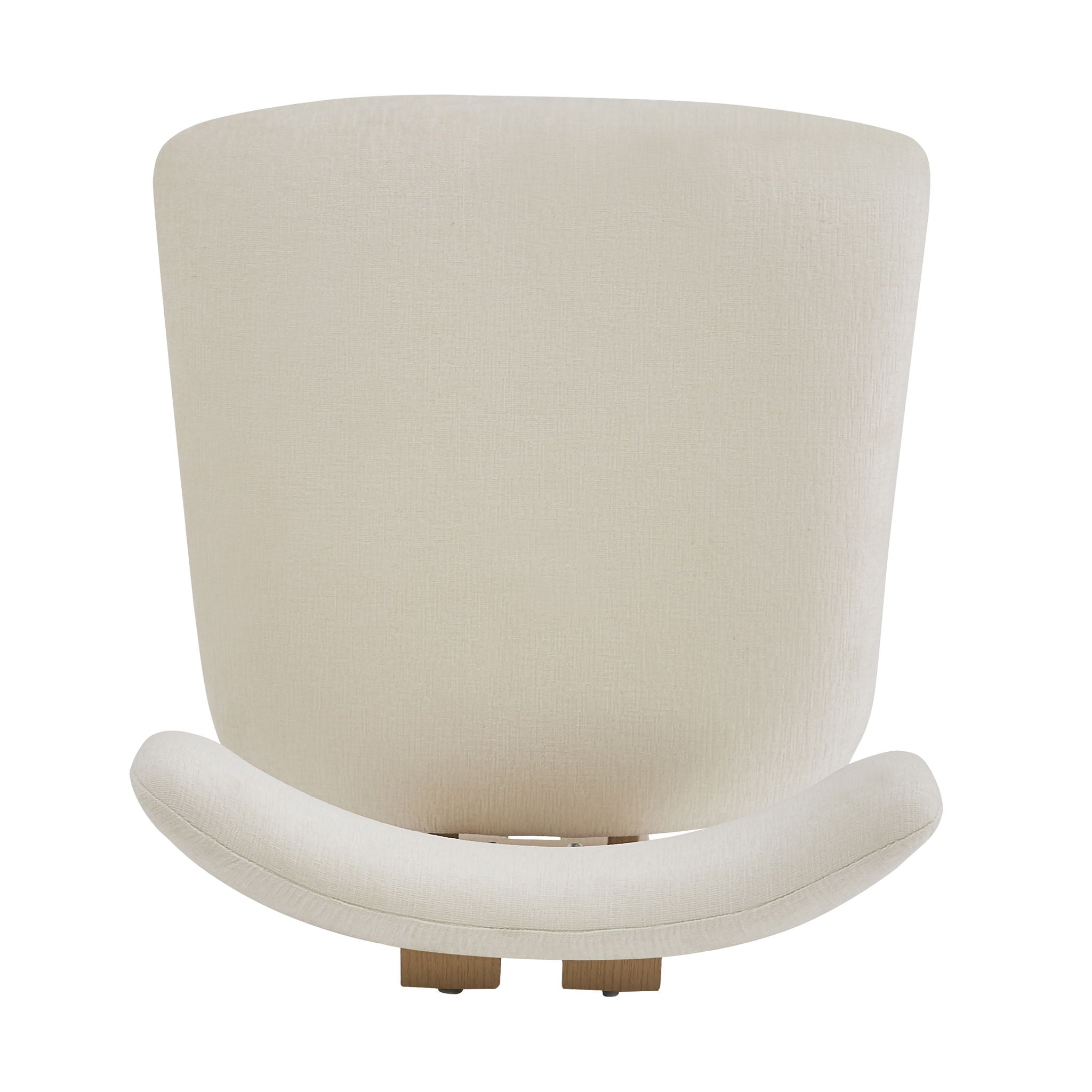 Modern Upholstered Armless Dining Chairs With Metal Legs
