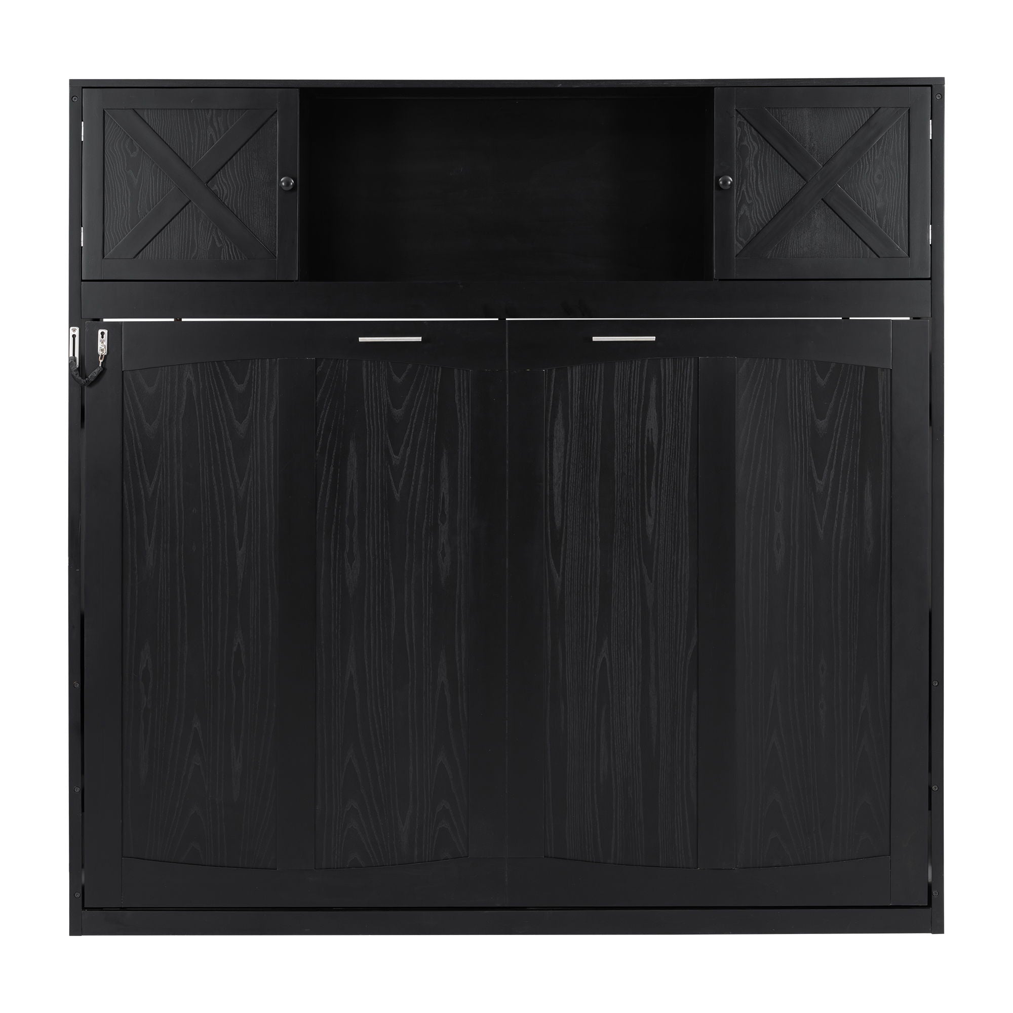 Murphy Bed With Storage Cabinets
