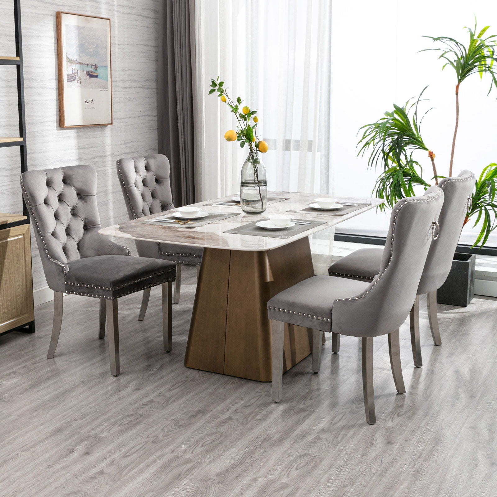 Nikki - Contemporary Upholstered Dining Chair (Set of 2)
