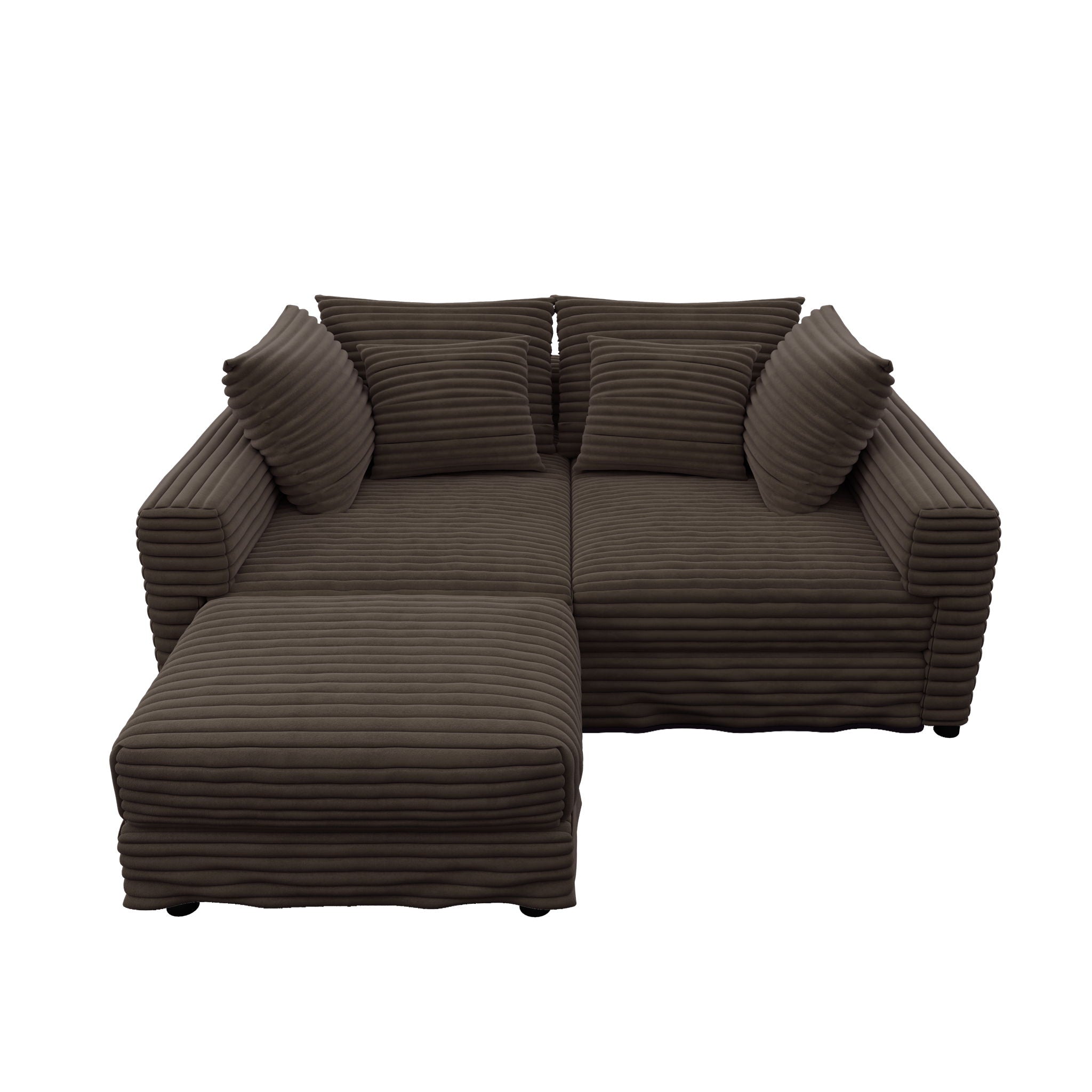 Modern Comfy Upholstered Sofa Cloud Couch & Deep Seat Couches