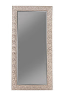 Rollins 32 x 66 Inch Rectangular Floor Mirror Black