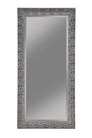 Rollins 32 x 66 Inch Rectangular Floor Mirror Black
