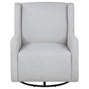 Serra Boucle Upholstered Swivel Glider Recliner Sandy Beige