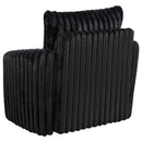 Sarco Corduroy Upholstered Swivel Accent Arm Chair Ivory