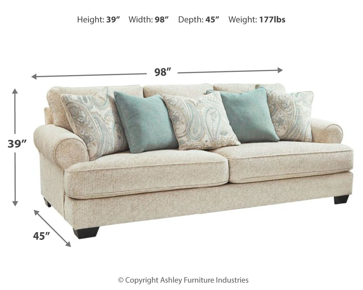 Monaghan - Sofa - Sandstone