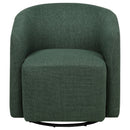 Mossbrook Fabric Upholstered Swivel Accent Chair