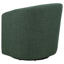 Mossbrook Fabric Upholstered Swivel Accent Chair