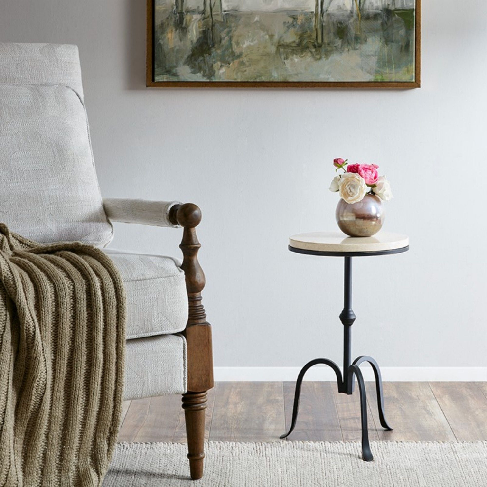 Gaberial - Accent Table With Top - Black