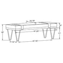 Austin Fabric Upholstered Accent Bench Beige