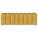 Summer Fabric Upholstered Tufted Accent Bench Charcoal