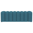 Summer Fabric Upholstered Tufted Accent Bench Charcoal