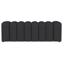 Summer Fabric Upholstered Tufted Accent Bench Charcoal