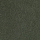 Zena Faux Sheepskin Upholstered Round Ottoman Black