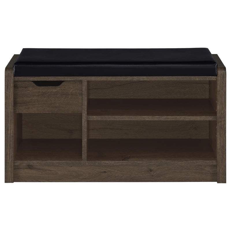 Arrington Storage Bench Black