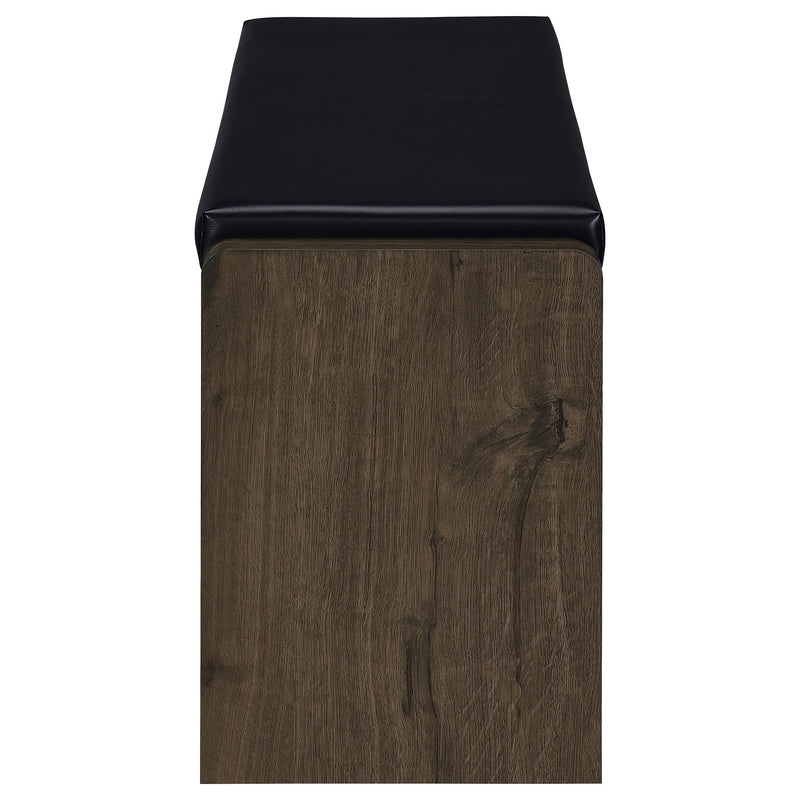 Arrington Storage Bench Black
