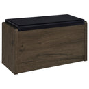 Arrington Storage Bench Black