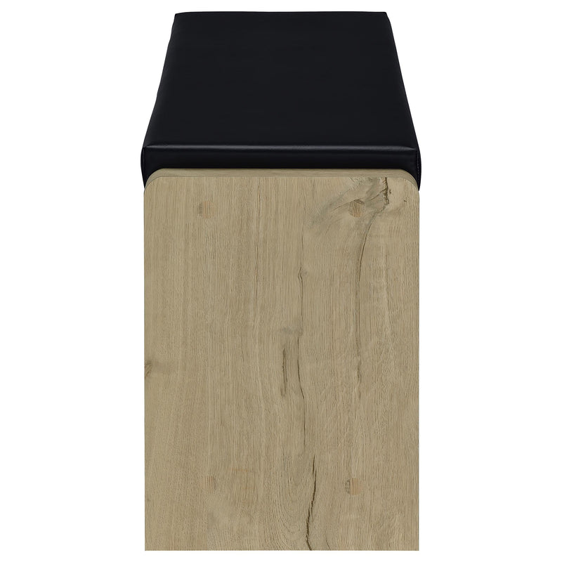 Arrington Storage Bench Black