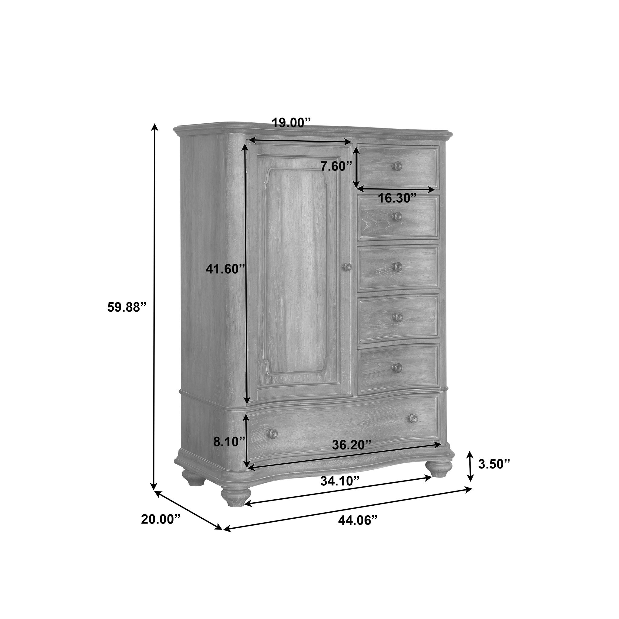 Weston Hills - Door Chest - Natural