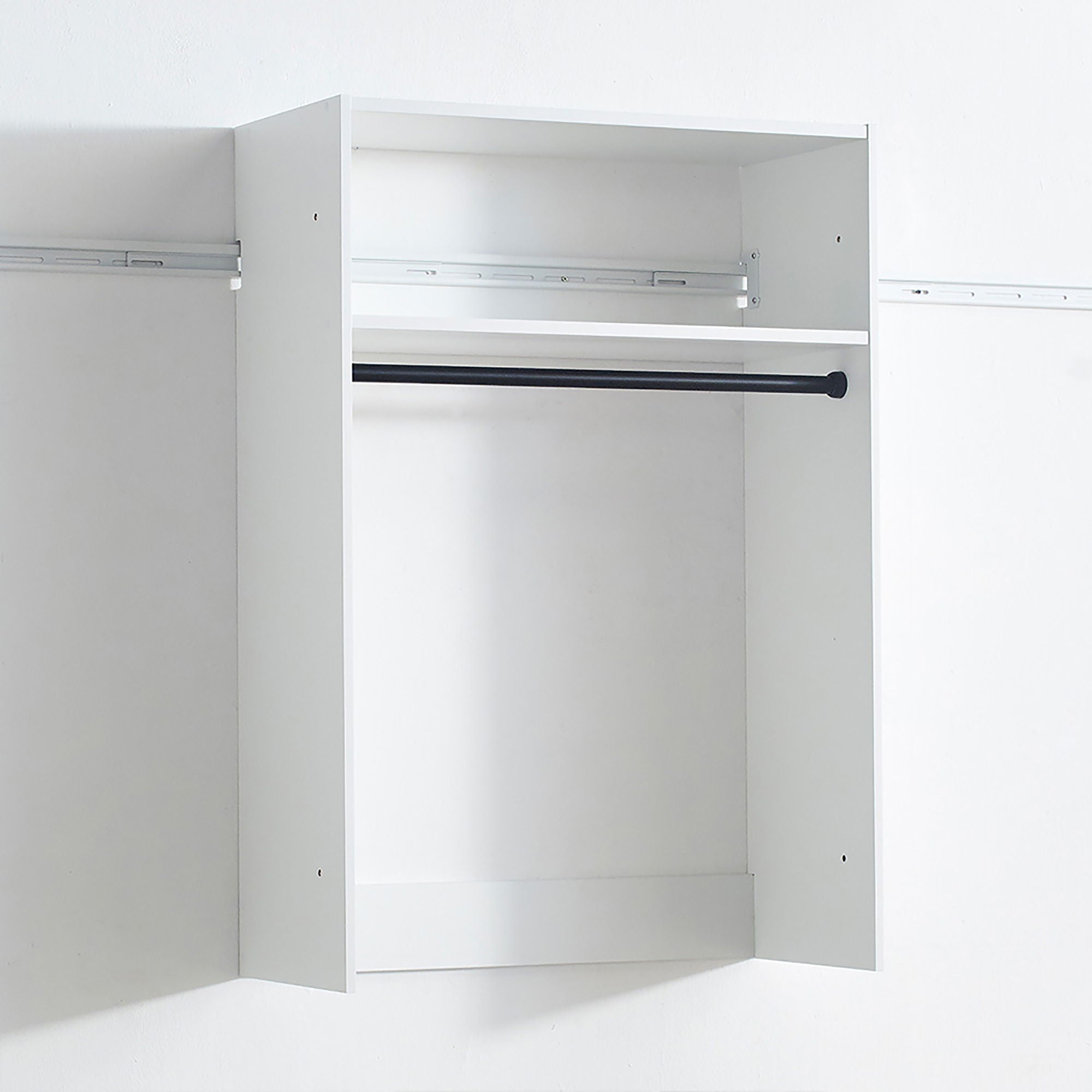 Devi - Wall Mounted Wood Closet System & Modular Design