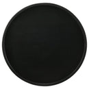 Ixia Round Solid Mango Wood Accent Side Table Black Stain