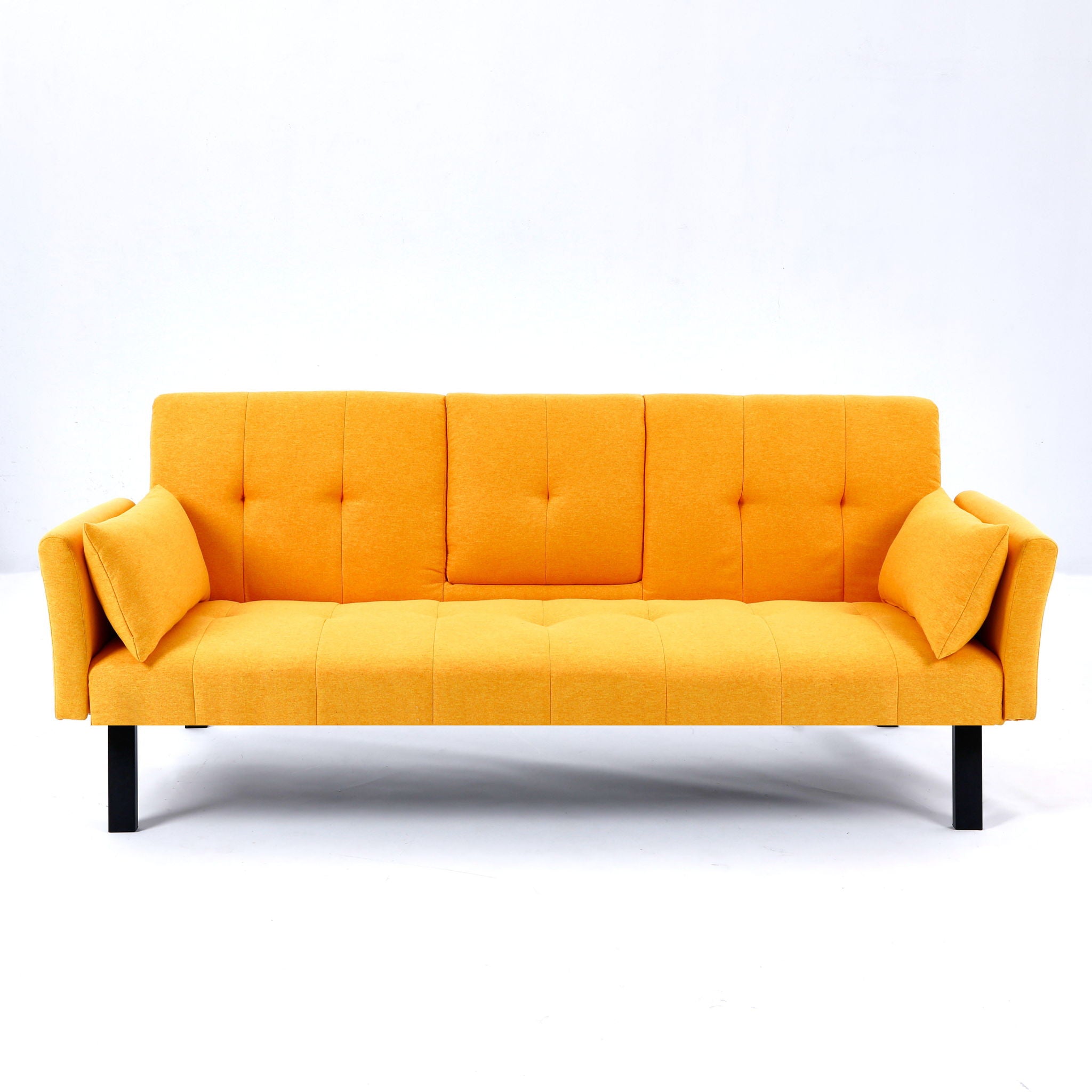 Sofa Bed With Foldable Design And Cup Holder
