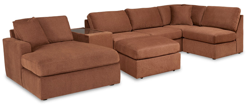 Modmax 6-Piece Sectional with Ottoman