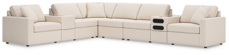 Modmax 8-Piece Sectional with Audio and Storage Consoles