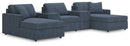 Modmax 5-Piece Pit Sectional with Storage Consoles