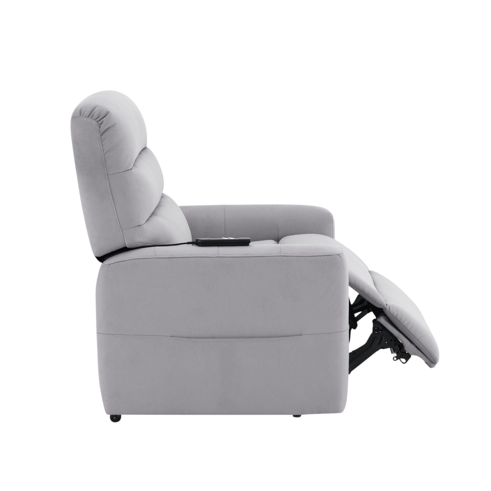 Freddie - Power Motion Recliner With Lift - Gray