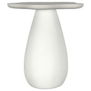 Perth 17-inch Side Table with Cloud-Shaped Top Off White