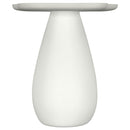 Perth 17-inch Side Table with Cloud-Shaped Top Off White