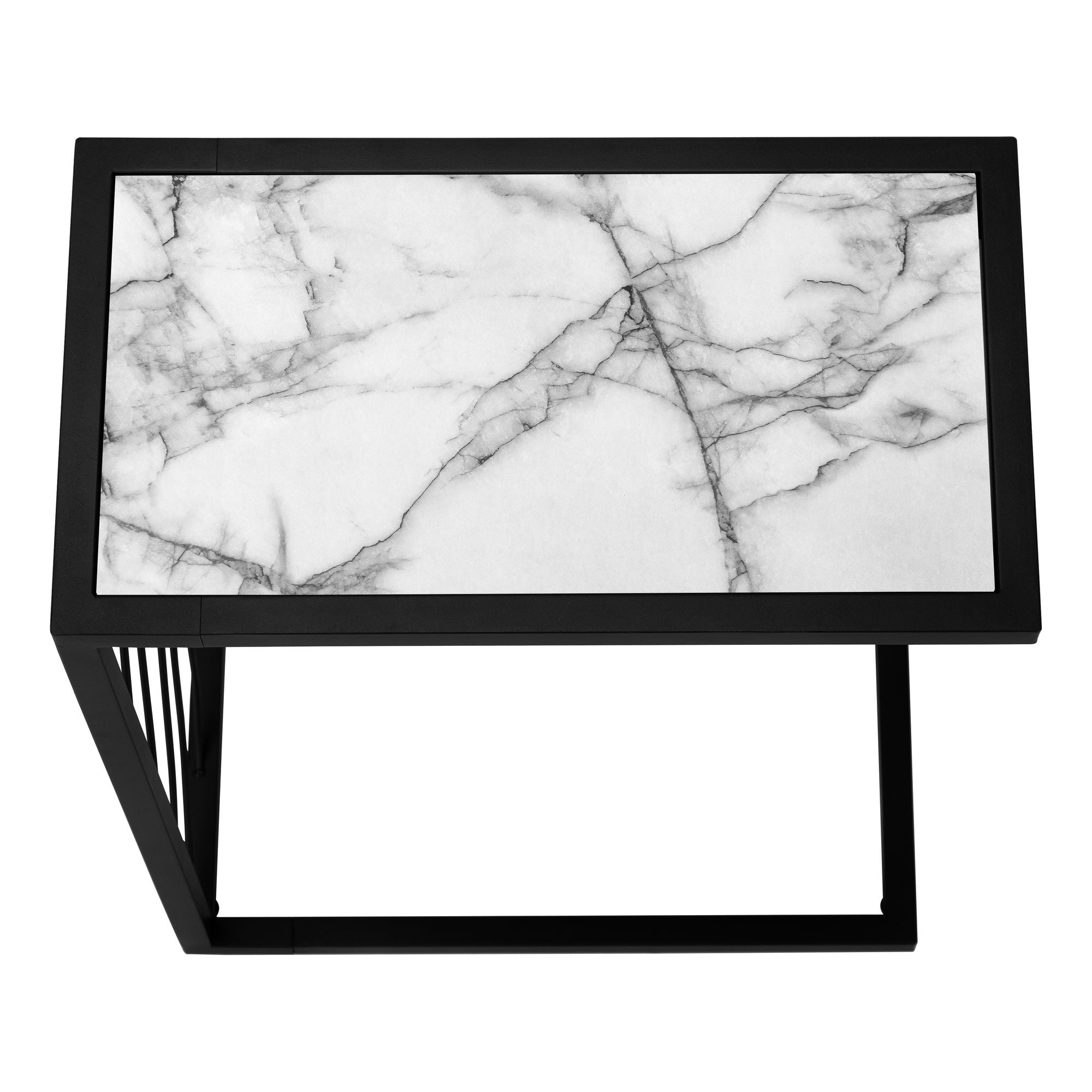 Accent Table, C - Shaped, Contemporary & Modern Convenient Design
