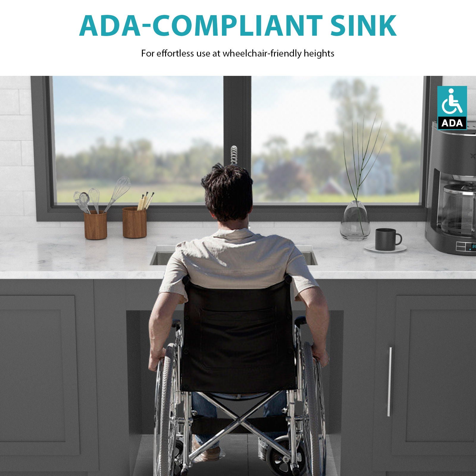 Undermount Sink, Low Depth Single Bowl