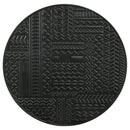 Loannis  Round Mango Wood Nesting Table Matte Black