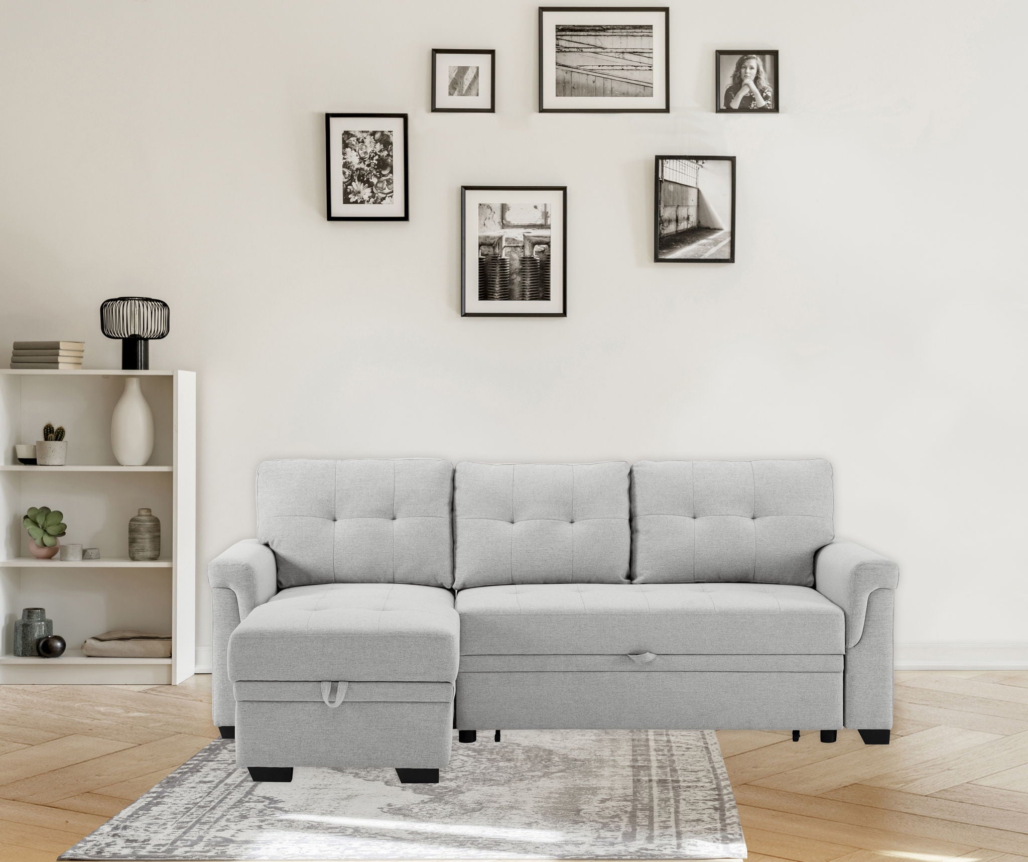 Sierra - Reversible Sleeper Sectional Sofa With Storage Chaise