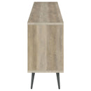 Maeve 2-door Engineered Wood Cabinet Antique Pine and Grey