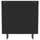 Dalia 2-door Accent Storage Cabinet with Shelving Black