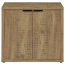 Pepita 2-door Engineered Wood Accent Cabinet Mango Brown