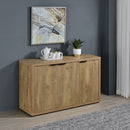 Pepita 2-door Engineered Wood Accent Cabinet Mango Brown