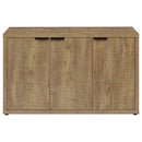 Pepita 2-door Engineered Wood Accent Cabinet Mango Brown