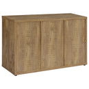 Pepita 2-door Engineered Wood Accent Cabinet Mango Brown