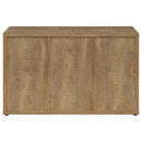 Pepita 2-door Engineered Wood Accent Cabinet Mango Brown