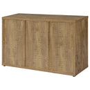 Pepita 2-door Engineered Wood Accent Cabinet Mango Brown