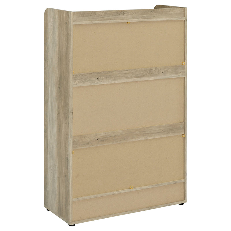 Denia 3-tier Engineered Wood Shoe Cabinet Grey
