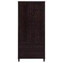 Wadeline 2-door Tall Accent Storage Cabinet Rustic Tobacco